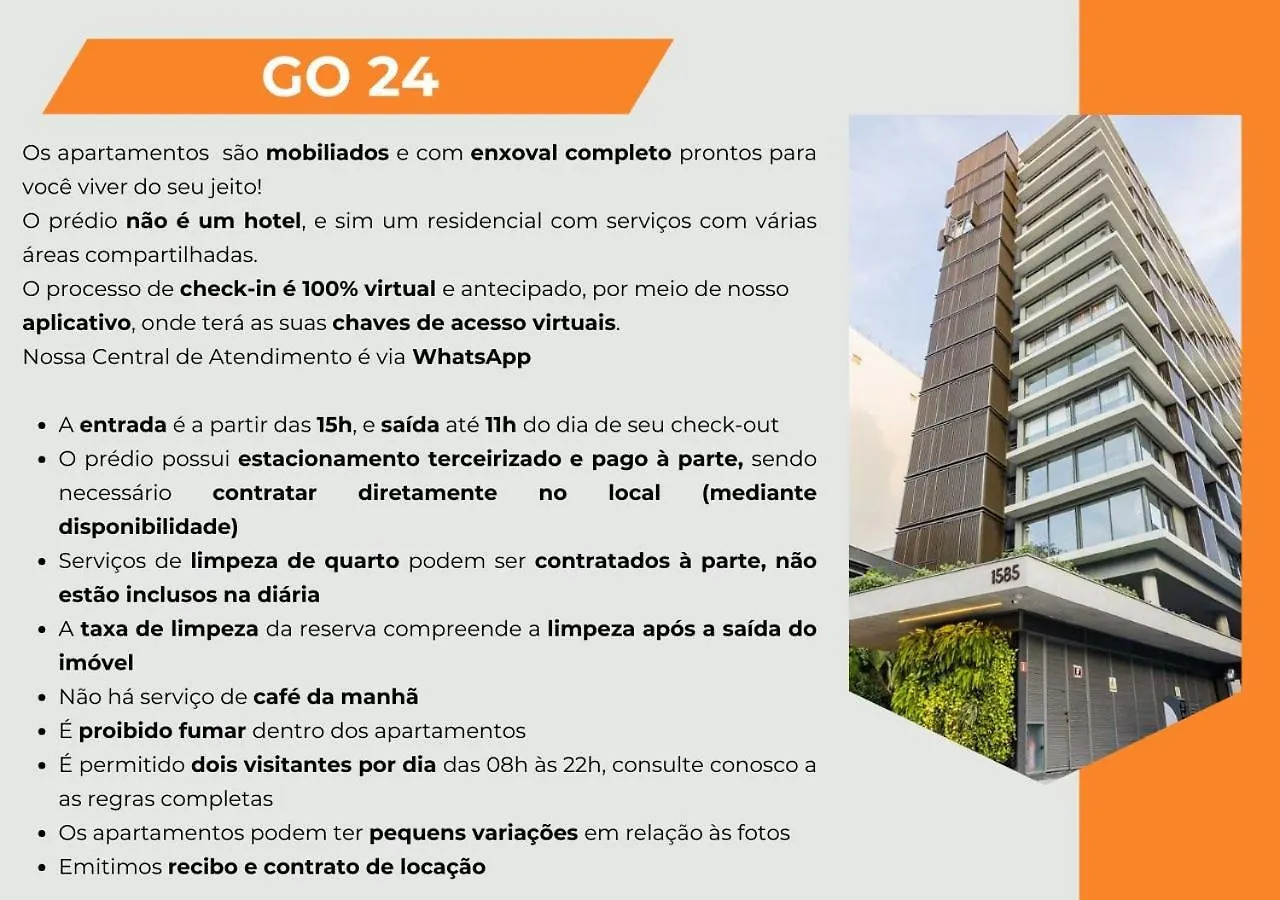 Go 24 By My Way Apartment Porto Alegre 0*,  Brazil